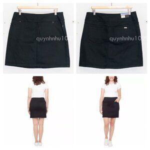 S.C. & CO Ladies' Denim Skort in black